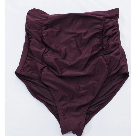 Brand New Empetua Women's Size 2XL XXL High Waisted Control Bikini Bottom Purple - Picture 1 of 9